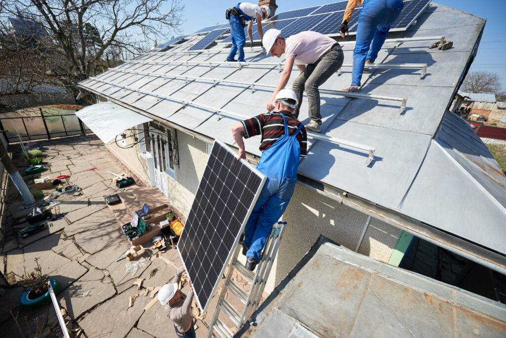 installing solar photovoltaic panel system on roof 2023 11 27 04 52 35 utc